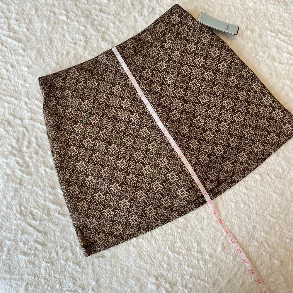 Lady Hagen Brown Patterned Golf Skort